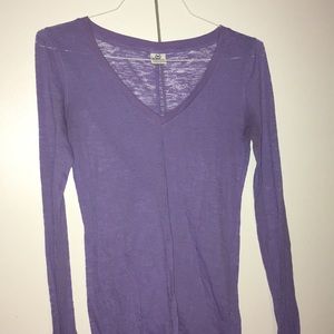 VS Pink Fitted Long Sleeve Tee